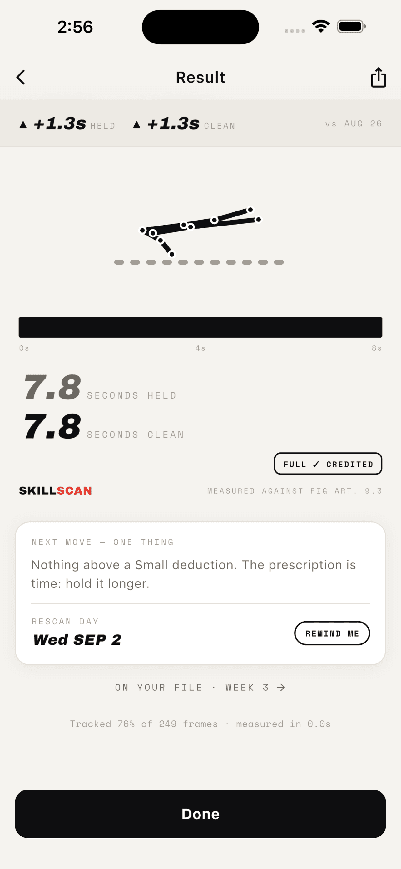 SkillScan — 01 · RESULT CARD