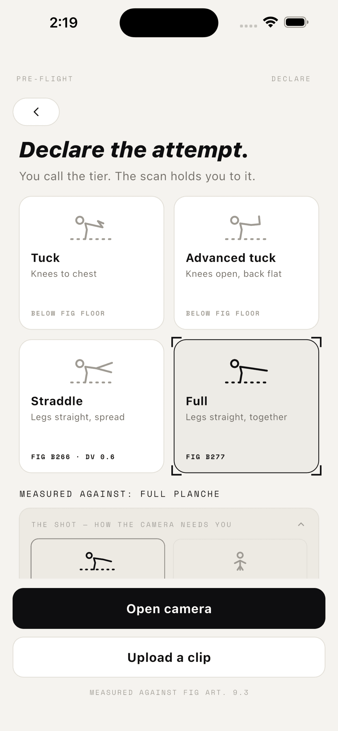 SkillScan — 04 · DECLARE TIER